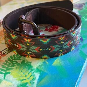 Colorful Patterned Men's Belt